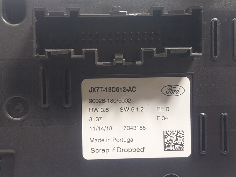 Recambio de mando climatizador para ford focus iv (hn) 1.5 ecoboost referencia OEM IAM 2470622 JX7T18C612AC 