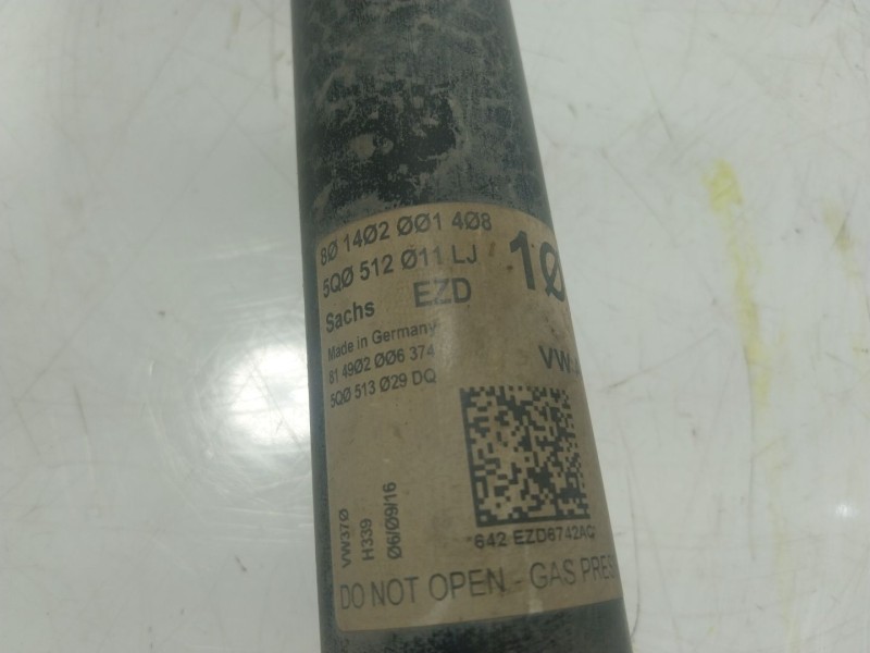 Recambio de amortiguador trasero derecho para volkswagen golf vii (5g1, bq1, be1, be2) 1.4 tsi referencia OEM IAM  5Q0512011LJ 