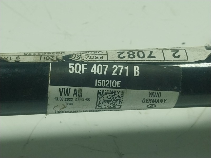 Recambio de transmision izquierda para cupra leon sportstourer (kl8) 1.4tsi phev referencia OEM IAM  5QF407271B 