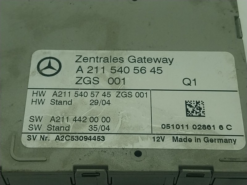 Recambio de modulo electronico para mercedes-benz cls (c219) cls 350 (219.356) referencia OEM IAM  A2115405645 