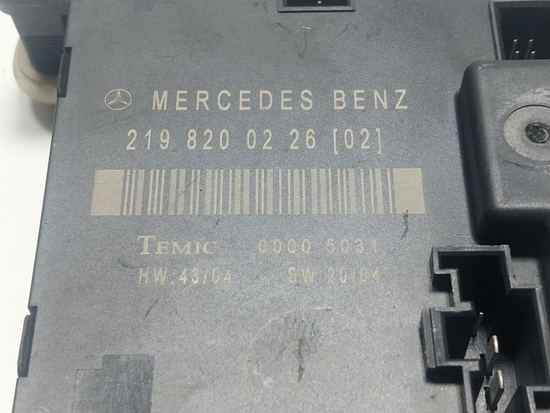 Recambio de modulo electronico para mercedes-benz cls (c219) cls 350 (219.356) referencia OEM IAM  219820022602 
