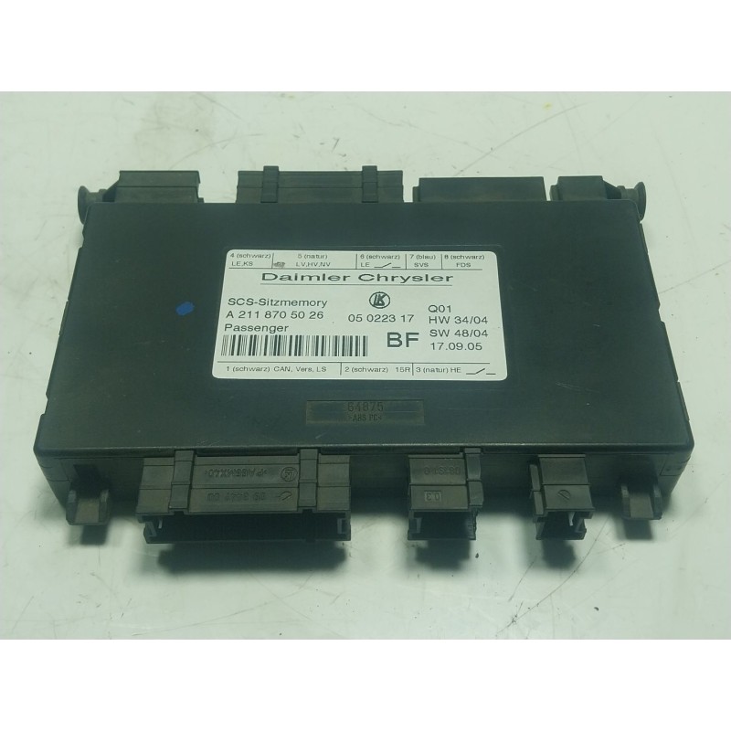 Recambio de modulo electronico para mercedes-benz cls (c219) cls 350 (219.356) referencia OEM IAM  A2118705026 