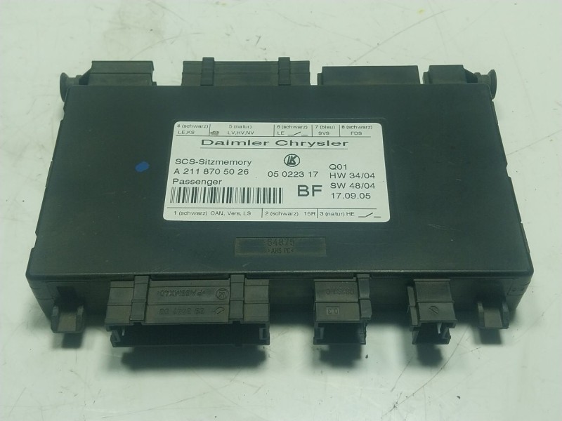 Recambio de modulo electronico para mercedes-benz cls (c219) cls 350 (219.356) referencia OEM IAM  A2118705026 