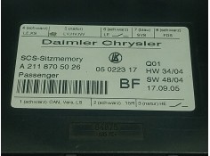 Recambio de modulo electronico para mercedes-benz cls (c219) cls 350 (219.356) referencia OEM IAM  A2118705026  2