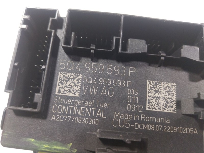 Recambio de modulo electronico para cupra leon sportstourer (kl8) 1.4tsi phev referencia OEM IAM 5Q4959593P 5Q4959593P 