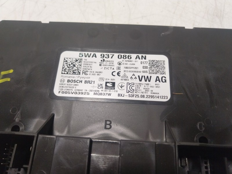 Recambio de modulo electronico para cupra leon sportstourer (kl8) 1.4tsi phev referencia OEM IAM 5WA937086AP 5WA937086AN 