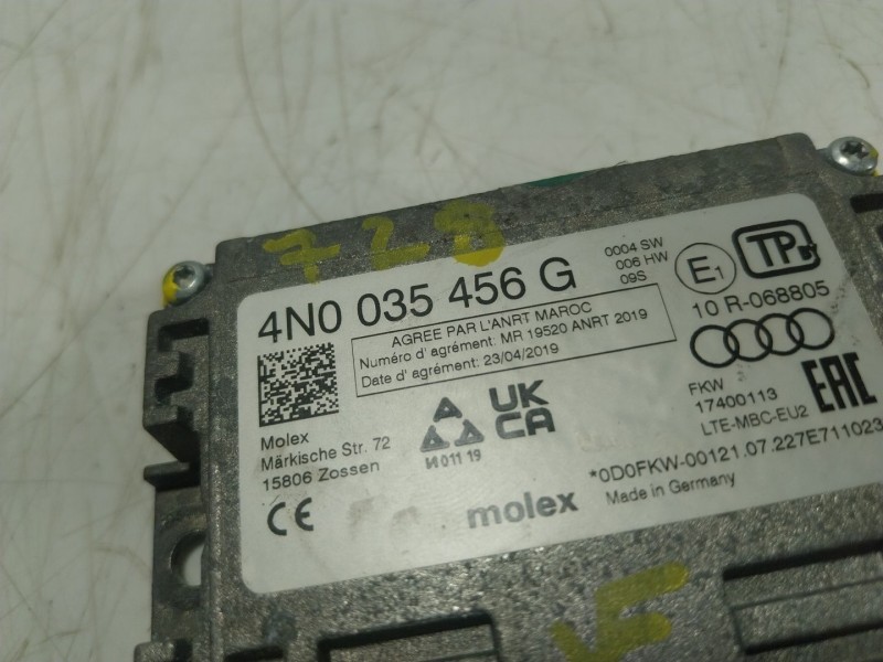 Recambio de modulo electronico para cupra leon sportstourer (kl8) 1.4tsi phev referencia OEM IAM 4N0035456G 4N0035456G 