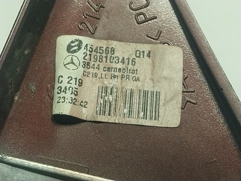 Recambio de espejo derecho para mercedes-benz cls (c219) cls 350 (219.356) referencia OEM IAM  2198103416 