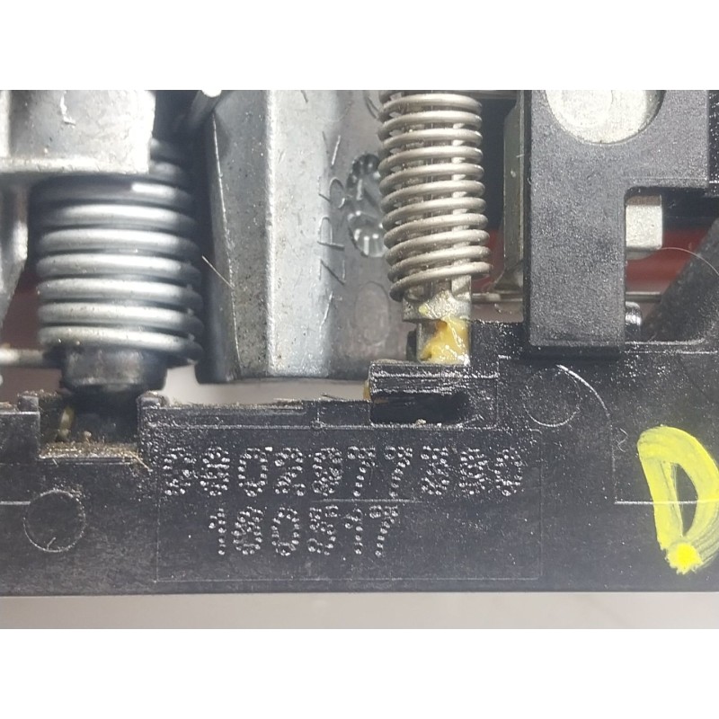 Recambio de maneta exterior delantera izquierda para citroën c3 / c3 origin iii (sx) 1.2 vti 82 referencia OEM IAM  9802977380 