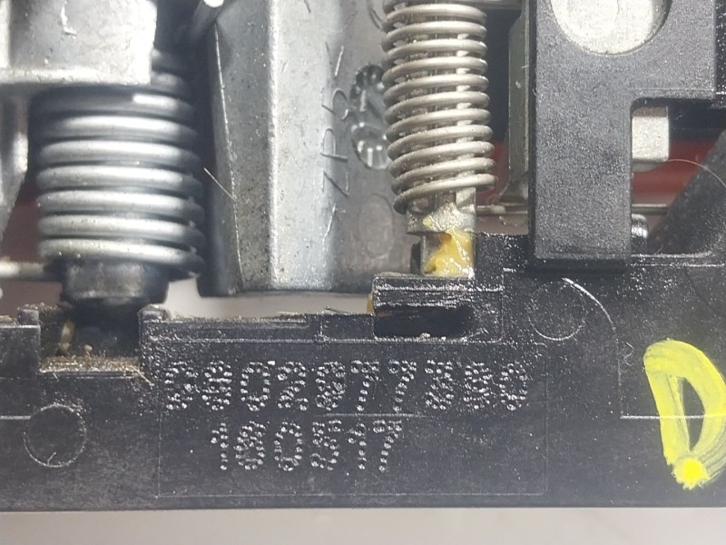 Recambio de maneta exterior delantera izquierda para citroën c3 / c3 origin iii (sx) 1.2 vti 82 referencia OEM IAM  9802977380 