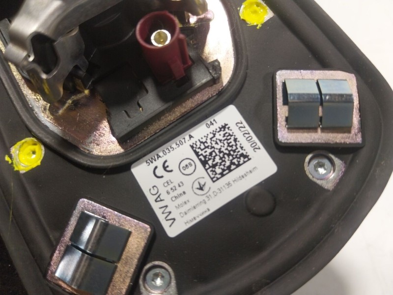 Recambio de antena para cupra leon sportstourer (kl8) 1.4tsi phev referencia OEM IAM 5WA035507A041 5WA035507A 