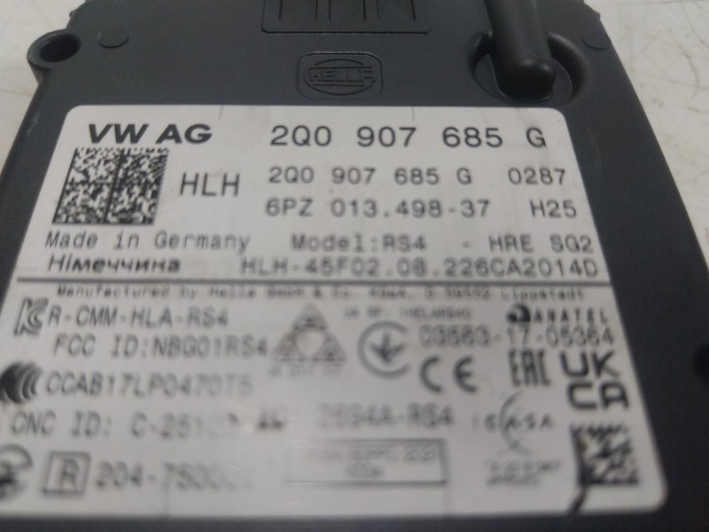 Recambio de modulo electronico para cupra leon sportstourer (kl8) 1.4tsi phev referencia OEM IAM 2Q0907685G 2Q0907685G 