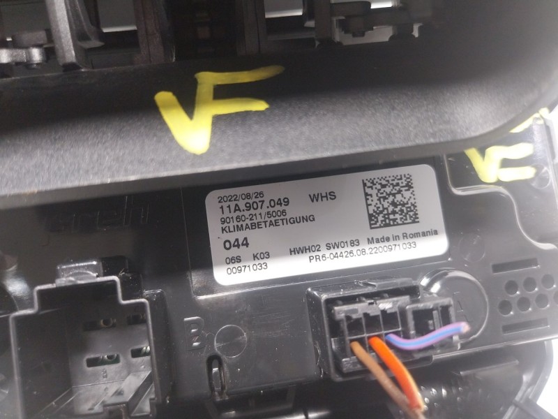 Recambio de mando climatizador para cupra leon sportstourer (kl8) 1.4tsi phev referencia OEM IAM 11A907049WHS 11A907049 