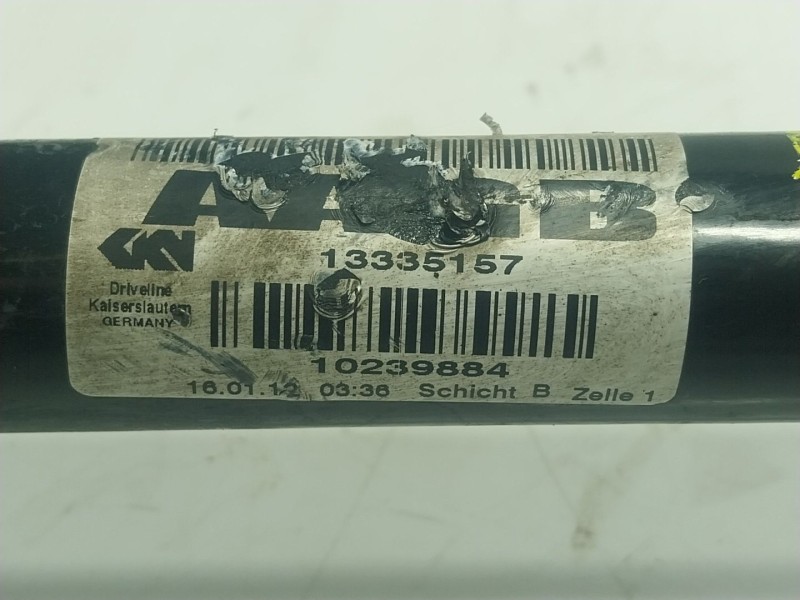 Recambio de transmision derecha para opel astra j gtc 2.0 cdti (08) referencia OEM IAM  13335157 