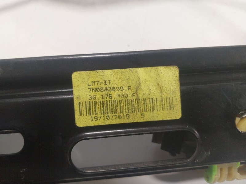 Recambio de elevalunas trasero izquierdo para seat alhambra (710, 711) 2.0 tdi referencia OEM IAM  7N0843699F 