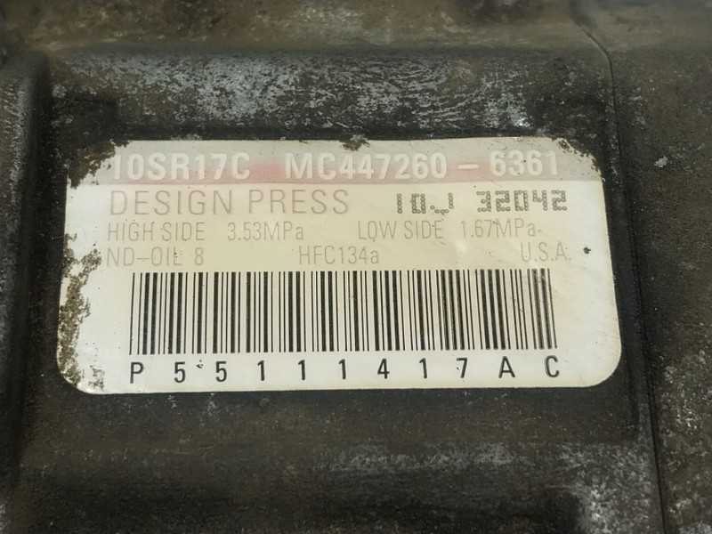 Recambio de compresor aire acondicionado para chrysler grand voyager v (rt) 2.8 crd referencia OEM IAM  P55111417AC 