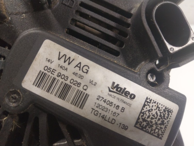Recambio de alternador para seat ibiza v (kj1, kjg) 1.0 tsi referencia OEM IAM  05E903026Q 