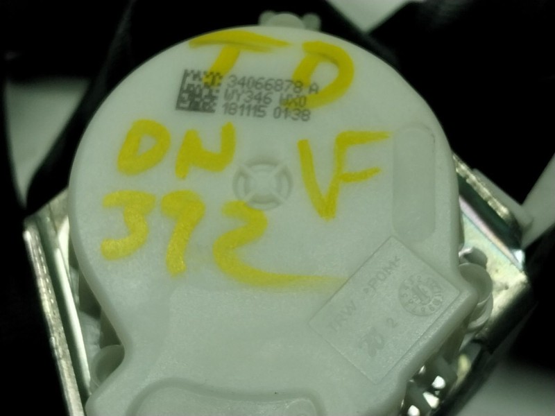 Recambio de cinturon seguridad trasero derecho para volkswagen polo v (6r1, 6c1) 1.0 referencia OEM IAM  34066878A 