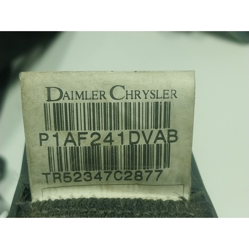 Recambio de cinturon seguridad trasero derecho para chrysler grand voyager v (rt) 2.8 crd referencia OEM IAM  P1AF241DVAB 