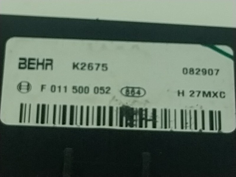 Recambio de resistencia calefaccion para chrysler grand voyager v (rt) 2.8 crd referencia OEM IAM  011500052 