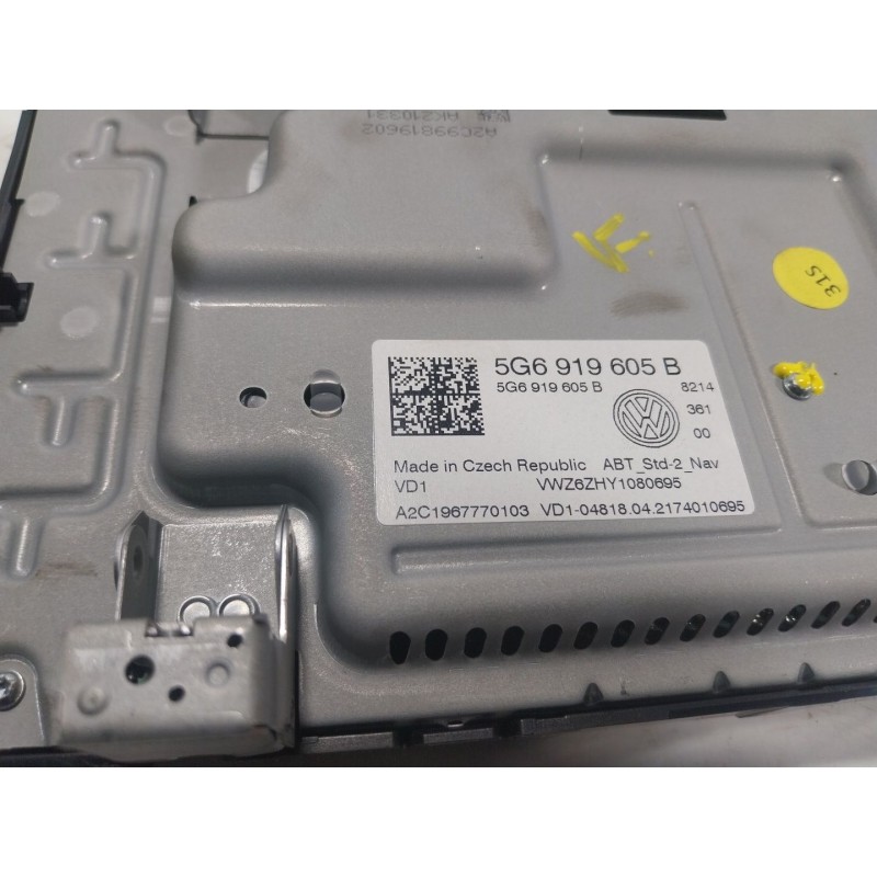 Recambio de pantalla multifuncion para volkswagen t-cross (c11, d31) 1.0 tsi referencia OEM IAM 5G6919605B 5G6919605B 