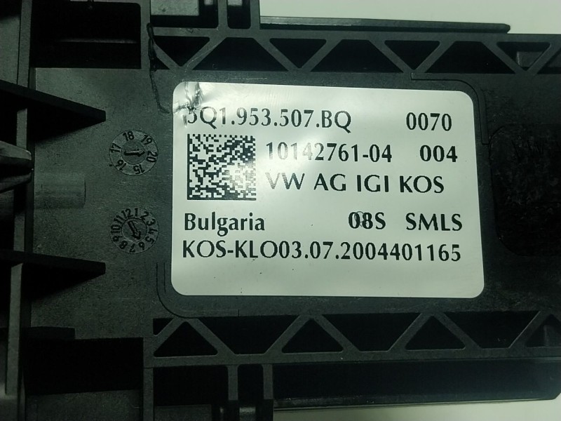 Recambio de mando intermitentes para seat leon (5f1) 1.6 tdi referencia OEM IAM 5Q1953507GEIGI 3Q1953507BQ 