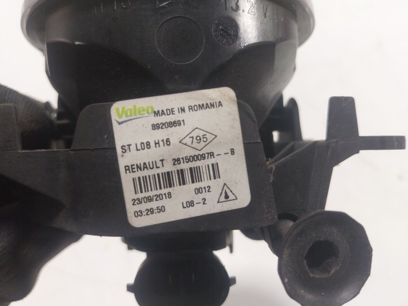 Recambio de faro antiniebla derecho para dacia sandero ii 1.0 tce 90 gpf referencia OEM IAM 261500097R 261500097R 