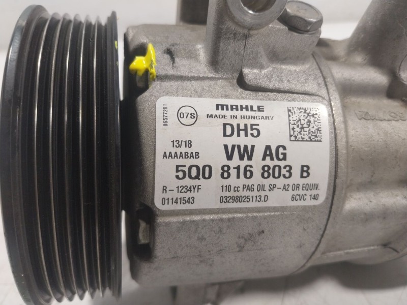 Recambio de compresor aire acondicionado para seat leon (5f1) 1.2 tsi referencia OEM IAM  5Q0816803B 