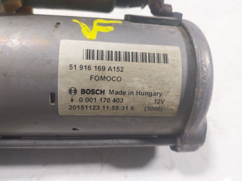Recambio de motor arranque para ford ka (ru8) 1.2 referencia OEM IAM  51916169A152 