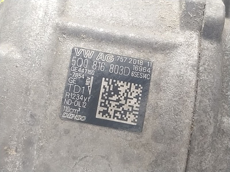 Recambio de compresor aire acondicionado para volkswagen polo vi (aw1, bz1, ae1) 1.6 tdi referencia OEM IAM  5Q0816803D 