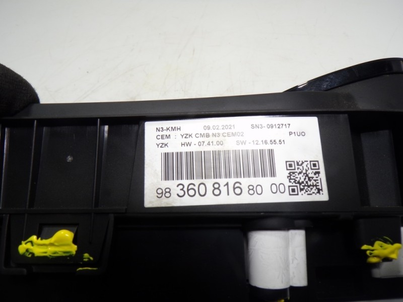 Recambio de cuadro instrumentos para opel grandland x 1.5 cdti dpf referencia OEM IAM 9822638080 9836081680 