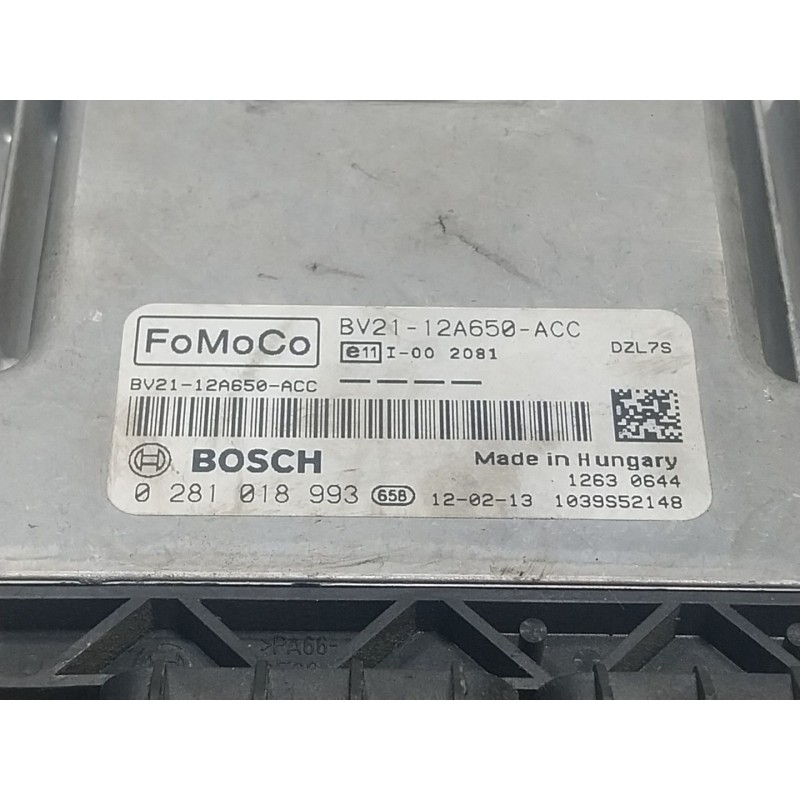 Recambio de centralita motor uce para ford fiesta vi (cb1, ccn) 1.4 tdci referencia OEM IAM 1696531 BV2112A650ACC 