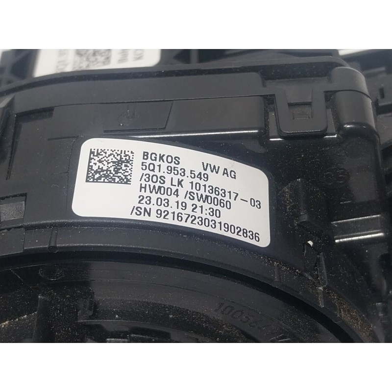 Recambio de mando intermitentes para volkswagen golf vii (5g1, bq1, be1, be2) 1.6 tdi referencia OEM IAM  3Q1953507 