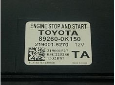 Recambio de modulo electronico para toyota hilux viii pick-up (_n1_) 2.4 d 4wd (gun125_) referencia OEM IAM  892600K150  2