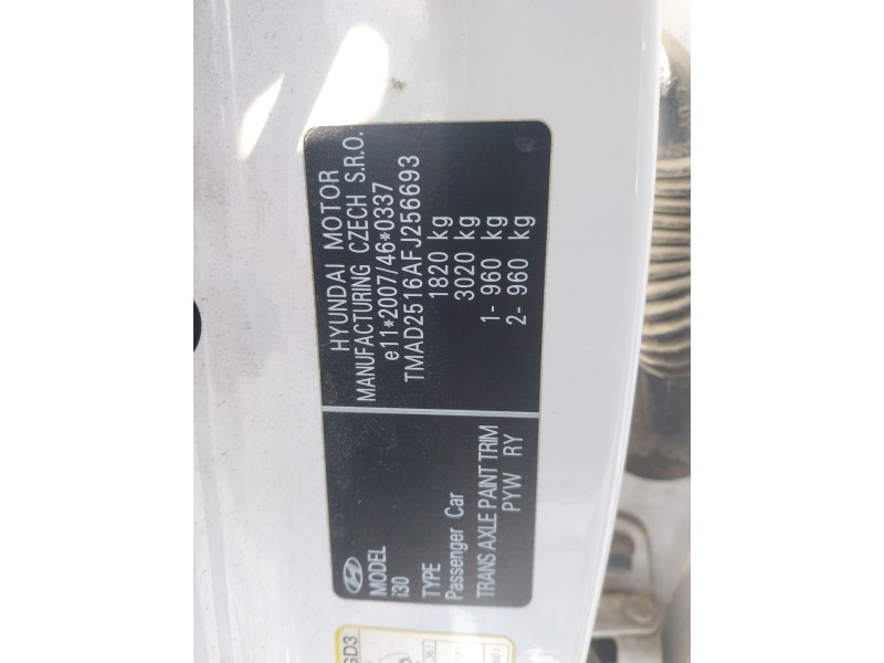 hyundai i30 (gd) del año 2015