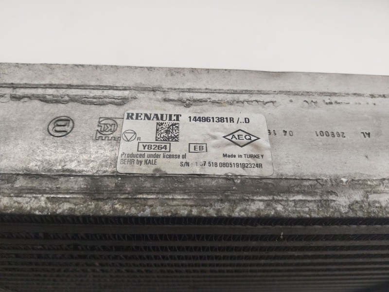 Recambio de intercooler para renault clio iv (bh_) 1.5 dci 90 referencia OEM IAM  144961381R 