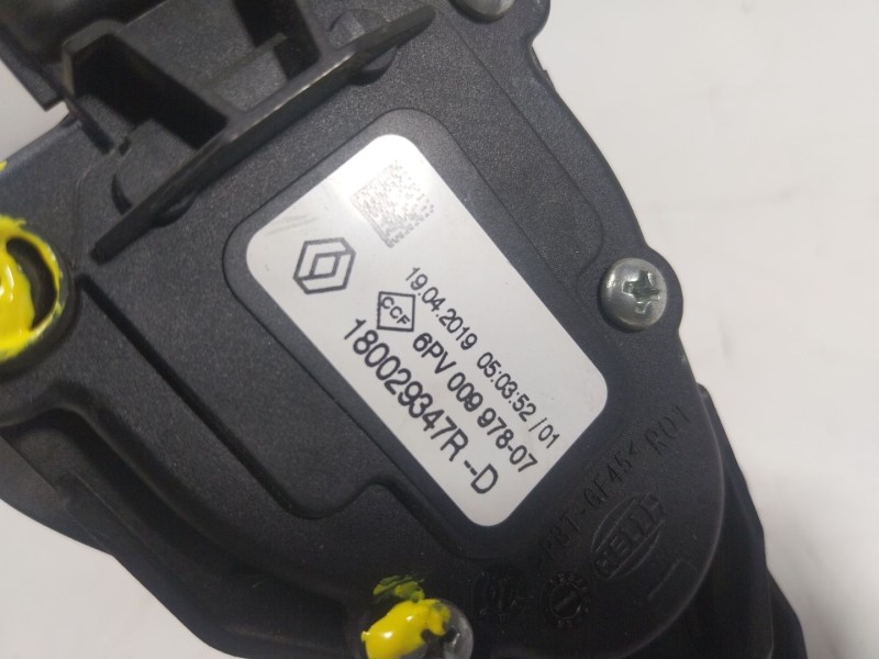 Recambio de potenciometro pedal para renault clio iv (bh_) 1.5 dci 90 referencia OEM IAM  180029347R 