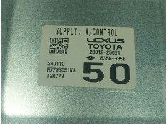 Recambio de modulo electronico para lexus lbx hybrid 1.5 vvti hybrid (mayh10l) referencia OEM IAM  2891225051  2