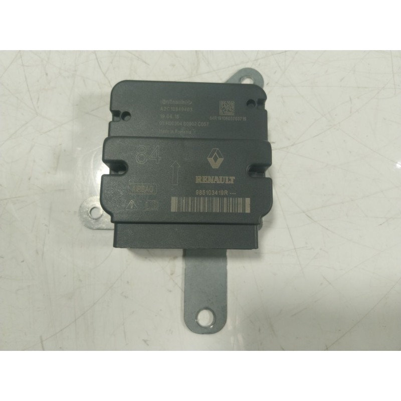 Recambio de centralita airbag para renault clio iv (bh_) 1.5 dci 90 referencia OEM IAM  985103419R 