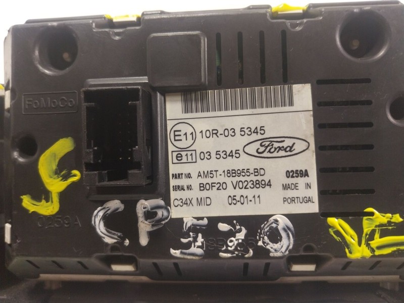 Recambio de pantalla multifuncion para ford focus lim. (cb8) 2.0 tdci cat referencia OEM IAM  AM5T18B955BD 