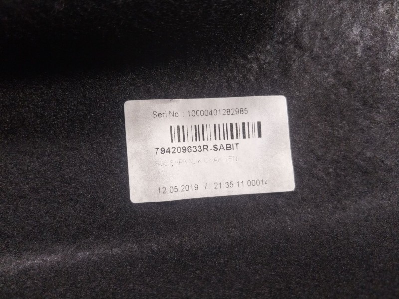 Recambio de bandeja trasera para renault clio iv (bh_) 1.5 dci 90 referencia OEM IAM  794209633R 