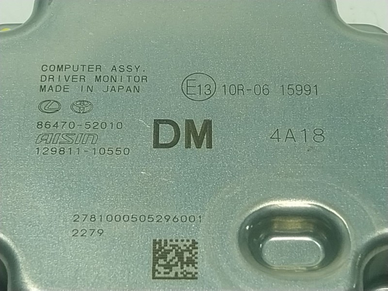 Recambio de modulo electronico para lexus lbx hybrid 1.5 vvti hybrid (mayh10l) referencia OEM IAM  8647052010 