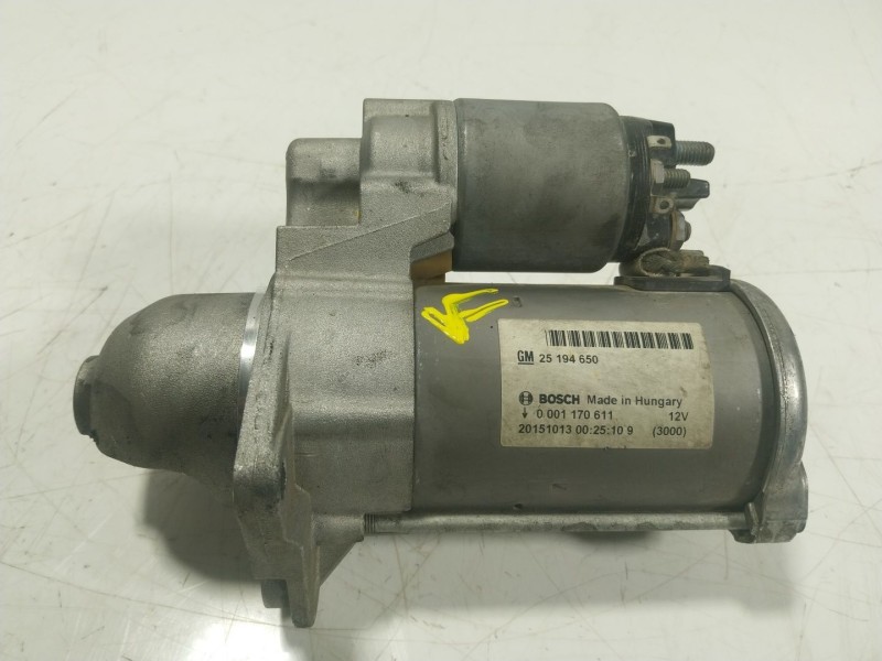 Recambio de motor arranque para opel insignia a (g09) 1.4 (68) referencia OEM IAM  25194650 