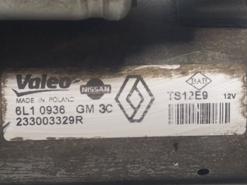 Recambio de motor arranque para dacia lodgy (js_) 1.5 dci referencia OEM IAM  233003329R 