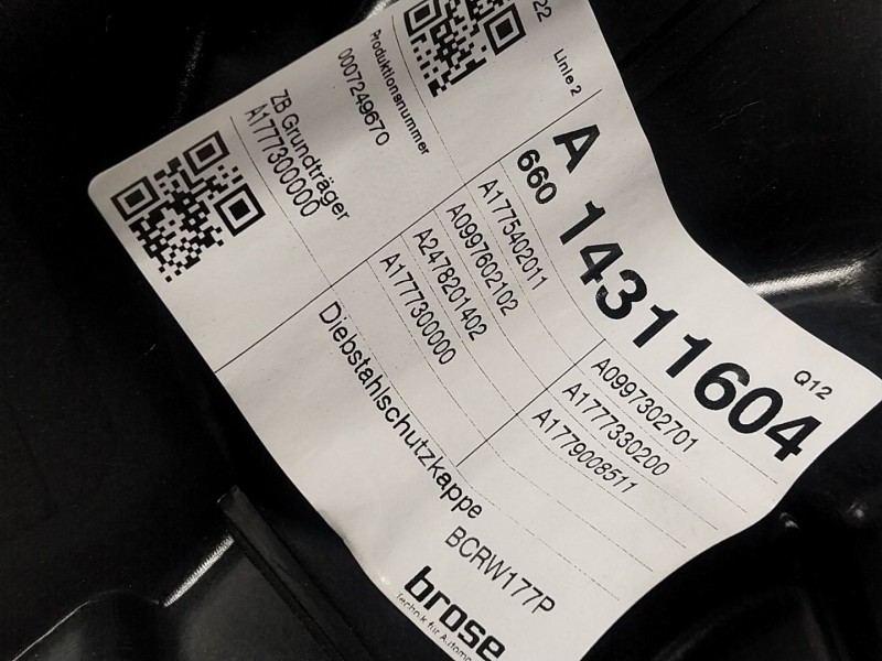 Recambio de elevalunas trasero izquierdo para mercedes-benz clase a berlina (bm 177) referencia OEM IAM  A14311604 