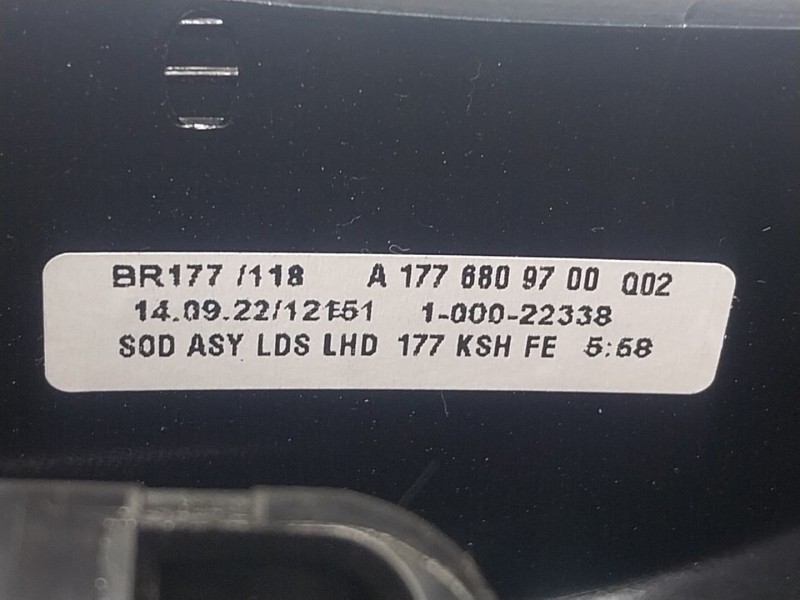 Recambio de mando luces para mercedes-benz clase a berlina (bm 177) referencia OEM IAM  A2479052902 