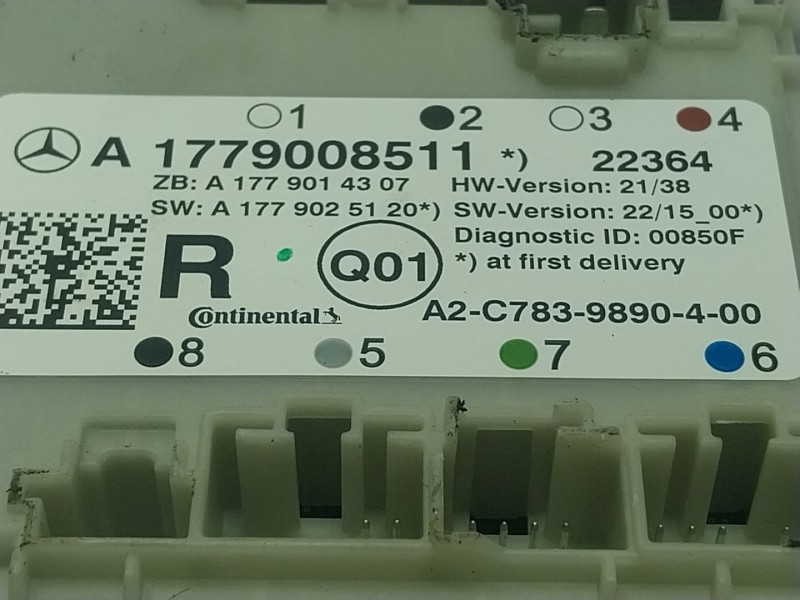 Recambio de modulo electronico para mercedes-benz clase a berlina (bm 177) referencia OEM IAM  A1779008511 