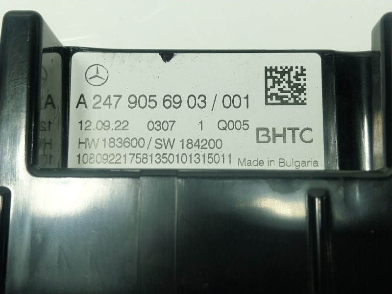 Recambio de mando climatizador para mercedes-benz clase a berlina (bm 177) referencia OEM IAM  A2479056903 