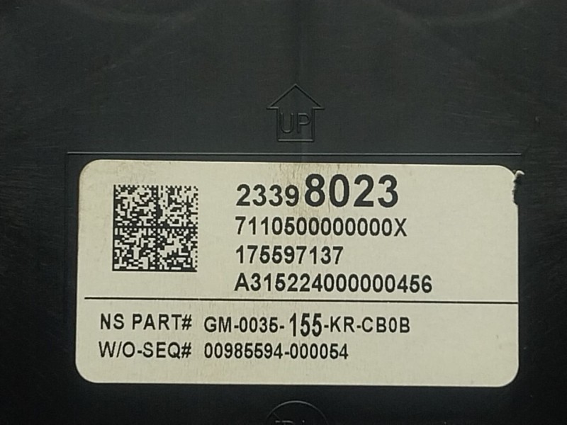 Recambio de cuadro instrumentos para opel insignia a (g09) 1.4 (68) referencia OEM IAM 23398023 23398023 