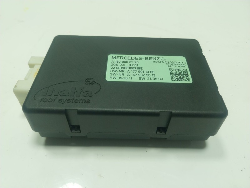 Recambio de modulo electronico para mercedes-benz clase a berlina (bm 177) referencia OEM IAM  A1679003226 